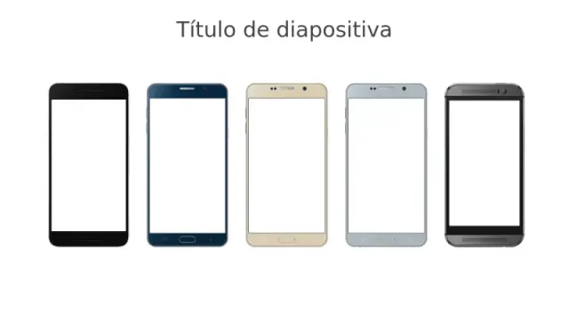 Conjunto de Mockups de Cinco Teléfonos Samsung … | PPT Design