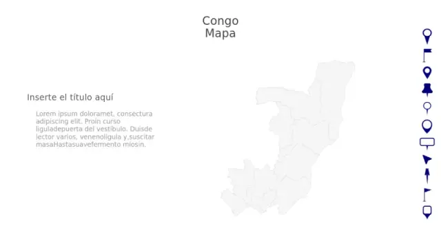 Plantilla de Ubicación de Marcadores del Mapa â€¦ | PPT Design