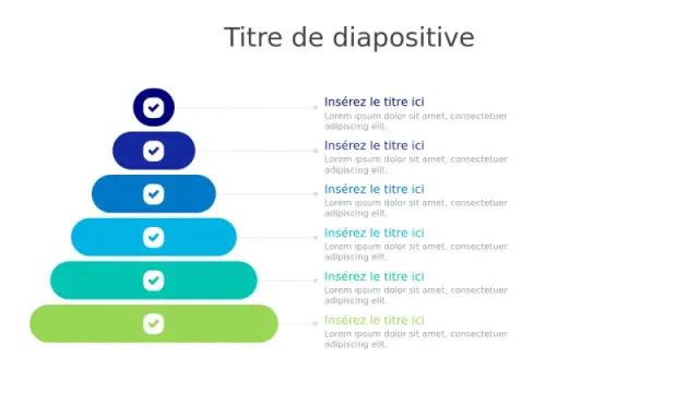 Infographie de pyramide à 6 niveaux avec icôneâ€¦ | PPT Design