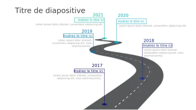 Infographie de Chronologie en Chemin Sinueux dâ€¦ | PPT Design