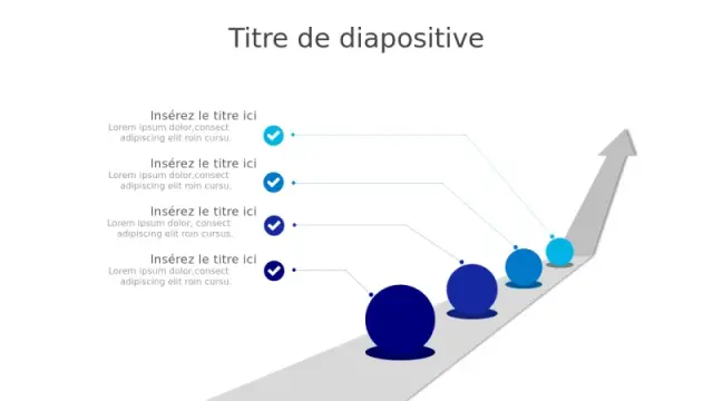 Infographie Jalons Flèche de Croissance à 4 Étapes