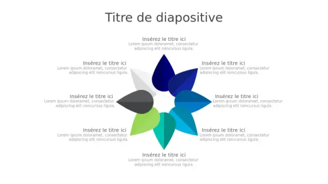 Mise en Page Radiale de Processus à 8 Pétales