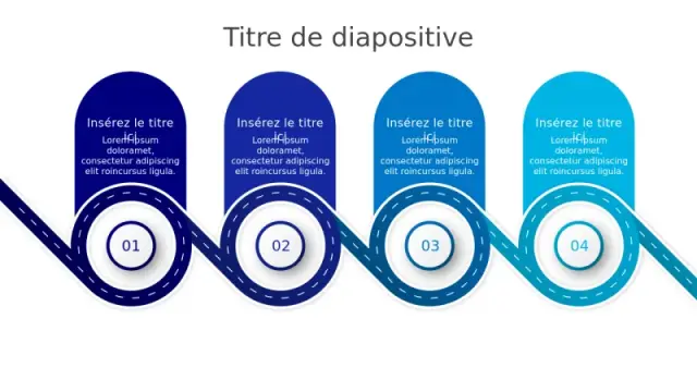 Infographie de feuille de route en 4 étapes avâ€¦ | PPT Design