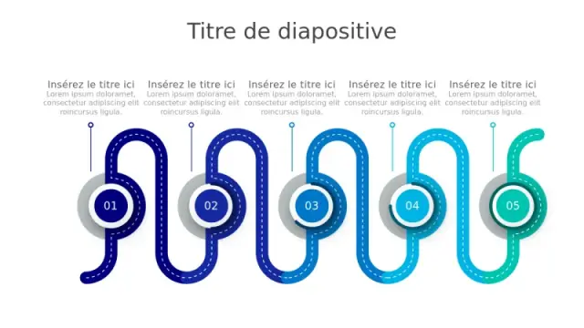 Modèle Infographique de Chemin de Voyage en 5 â€¦ | PPT Design
