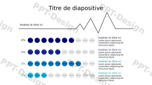 Graphique de Suivi de Progrès avec Chronologie… | PPT Design