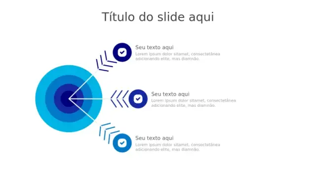 Layout de Conquista de Alvo Circular com Três â€¦ | PPT Design