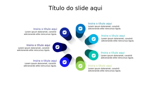 Diagrama de Processo de Ramificação em Seis Et… | PPT Design