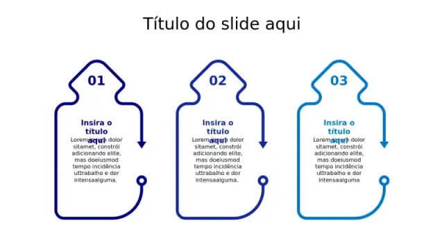 Infográfico de Fluxo de Processo em 3 Etapas | PPT Design