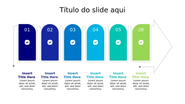 Diagrama de Fluxo de Processo em Seis Etapas câ€¦ | PPT Design