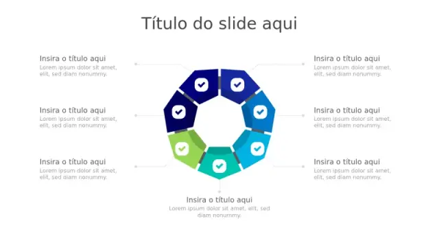 Diagrama de Checklist de Processo Circular em … | PPT Design